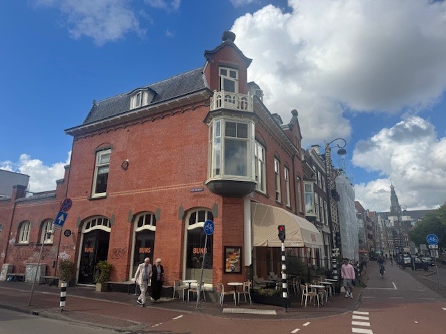 Gedempte oude gracht te Haarlem