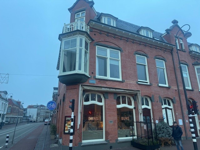 Gedempte oude gracht te Haarlem