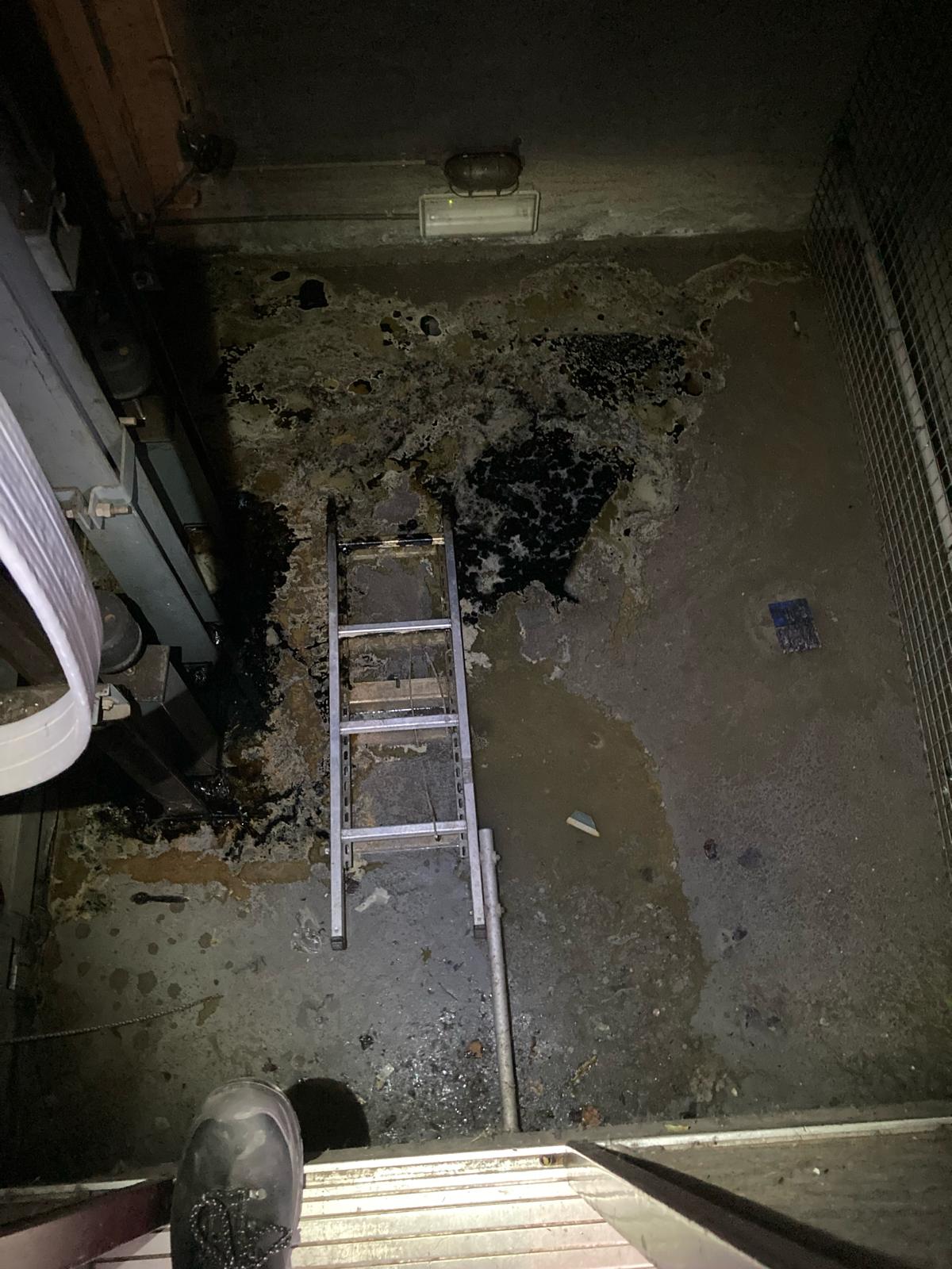 Lekkage in liftput