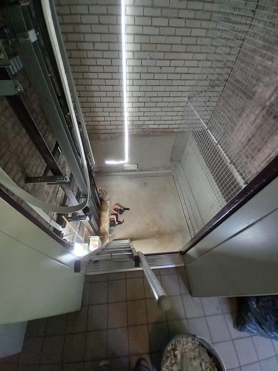 Lekkage in liftput