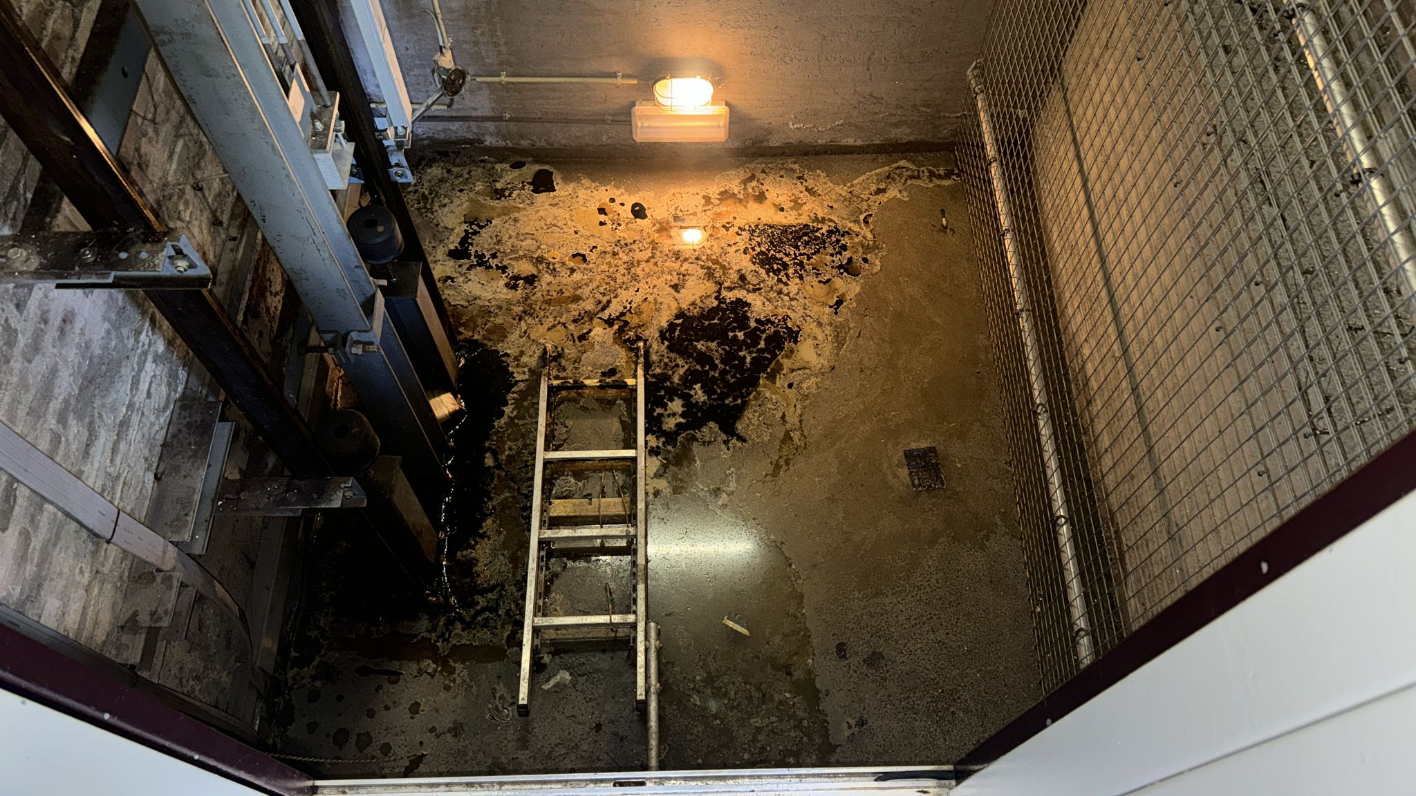 Lekkage in liftput